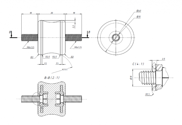 Виброопоры для кондиционера Rexfaber RF-V40P до 40кг 4 шт компл.