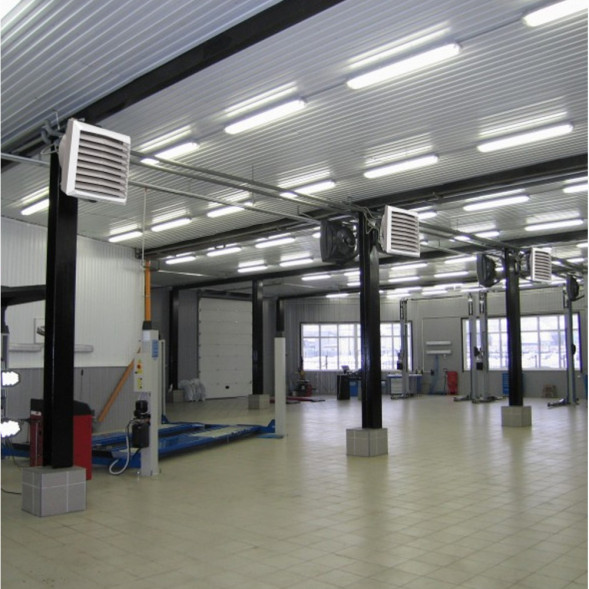 Водяной тепловентилятор Волкано РУ Мини EC 3-20 кВт