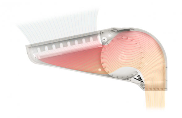 Водяная тепловая завеса WING II W100 AC